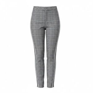 Vintage Gingham Crop Pants Pin Stripe Plaid Trousers Size 9